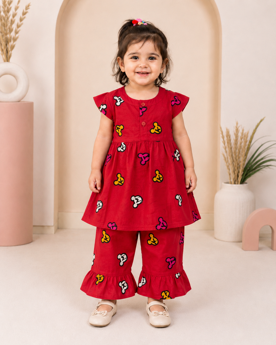 Girls Premium Lawn Cotton Printed 2-Piece Dress Set – Soft & Comfortable Summer Outfit